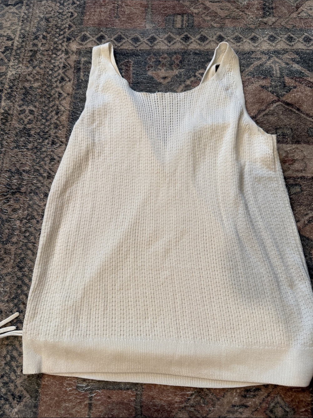 Loft outlet Cream Knit Tank Top